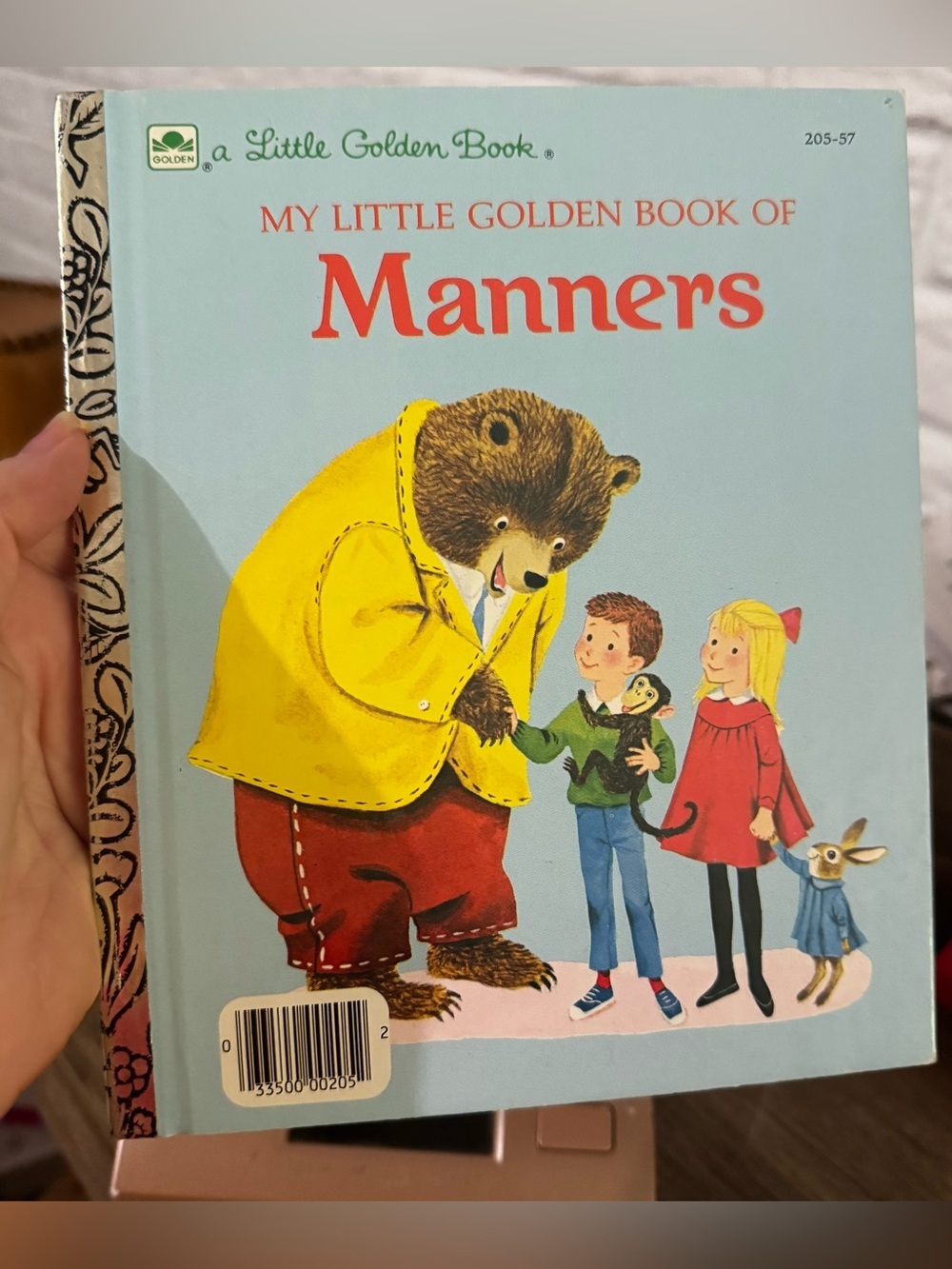 Vintage 1962 My Little Golden Book Of Manners Peggy Parish Richard Scarry Kids